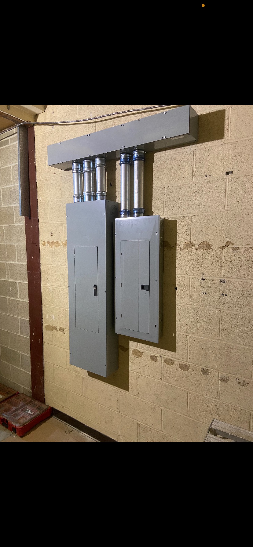Commercial Sub-Panel Build-Out — Commercial · Mechanical Room