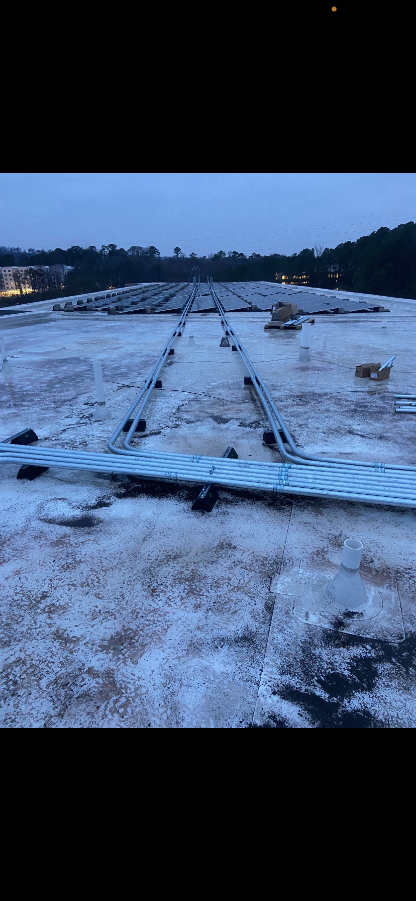 Commercial Rooftop Solar — Conduit Run — Commercial · Rooftop Array